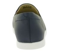 Fashionable Clarks AceLite Lo Women's Genuine Leather Shoes with Removable Insole, Slip-on or Lace-up Shoes, Black or Navy