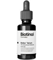 Biotinol Haarserum für dickeres kräftigeres Haar gegen Haarausfall Klinisch getestete Minoxidil-Alternative Haar-Pflege Tierversuchsfrei 30 ml Schwarz/Weiß