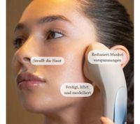 AMIS AMORE PulseFace Pro – Elektrisches Massagegerät für die kosmetische Gesichtspflege für Gesicht & Hals Grau/Silber