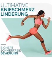 2-pack RUN FOREVER SPORTS knee brace for strong knees with patella straps, sports bandage, black