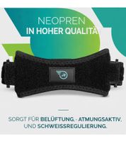 2-pack RUN FOREVER SPORTS knee brace for strong knees with patella straps, sports bandage, black