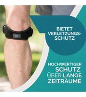 2-pack RUN FOREVER SPORTS knee brace for strong knees with patella straps, sports bandage, black