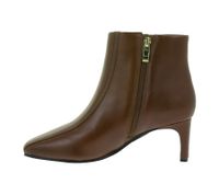 Elegante Clarks Damen Seren 55 Top British Tan Echt-Leder Absatz-Stiefelette – Klassischer Ankle-Boot 2616694 Cognac-Braun oder Schwarz