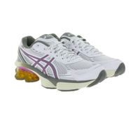Anspornende asics Gel-Kinetic Fluent Damen Lauf-Schuhe mit GEL-Dämpfung und TRUSSTIC Stützsystem Sport-Sneaker Schnürschuhe 1203A591-100 Weiß/Silber/Lila