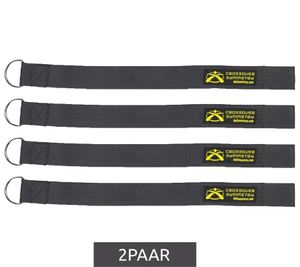 2 pares de bandas Crossover Symmetry para entrenamiento de hombros, fitness, color negro.