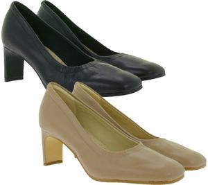 Clarks Seren 55 Soft Damen High-Heels Abend-Schuhe Echtleder-Schuhe Pumps 261669 Schwarz oder Beige
