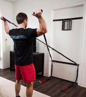 Verstellbare 2er Pack CROSSOVER SYMMETRY Befestigungsgurte mit D-Ringen Türgurte Trainings-Gurte Fitness Schwarz