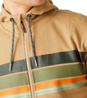 Sustainable REGATTA Shorebay Men's Hooded Sweatshirt Jacket, Cotton Jacket, RMA564-J66 Beige