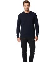 zeitloser REGATTA Kaelen Jersey Sweater Herren Strickpullover Baumwoll-Pulli RMK022-QDL Navy-Blau
