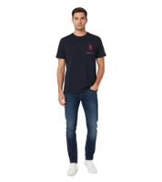 weiches REGATTA Clr Aramon T-Shirt Herren Baumwoll-Shirt Christian Lacroix RMT280 540 Navy-Blau