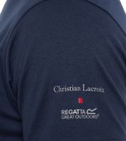 weiches REGATTA Clr Aramon T-Shirt Herren Baumwoll-Shirt Christian Lacroix RMT280 540 Navy-Blau