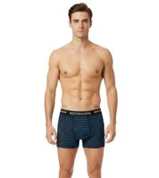 3er Pack SCOTCH & SODA Herren Boxershorts mit Baumwoll-Stretch Unterwäsche Unterhose SSSP25M166645-422 Türkis/Blau/Schwarz