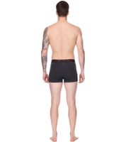 10er Sparpack Kappa Herren Boxershorts mit Marken Schriftzug und Logo Unterhose 351K1JW ADK Dunkelgrau/Hellgrau/Rot