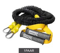 1 paio di fasce elastiche CROSSOVER SYMMETRY per spalle, fasce da allenamento, fasce con cavi, nero/giallo o nero/verde