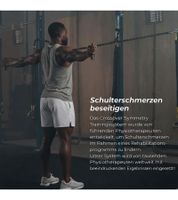 Elastische 2er Pack CROSSOVER SYMMETRY Widerstandsbänder für die Schulter Trainingsbänder Seilbänder Schwarz/Gelb oder Schwarz/Grün
