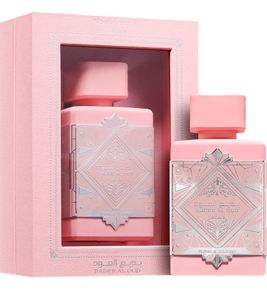 Romantic-Oriental Lattafa BADE'E AL OUD Noble Blush Eau de Parfum for Women 100 ml Pink
