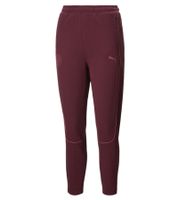Pantalones deportivos casuales PUMA Manchester City para mujer con algodón reciclado, joggers, pantalones de jogging 701231778 002 Rojo Burdeos