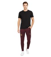 Pantalones deportivos sostenibles PUMA Manchester City para hombre con tecnología DryCELL, joggers casuales, pantalones de jogging 701235040 001 Rojo Burdeos