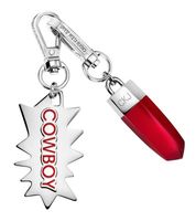 Cool Calvin Klein Downtown Charm Set: Stainless Steel Pendants with Contrasting Resin and COWBOY Logo - Bag Accessories - 7 x 1.3 cm - Yellow, Red, or Blue