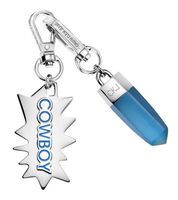Cool Calvin Klein Downtown Charm Set: Stainless Steel Pendants with Contrasting Resin and COWBOY Logo - Bag Accessories - 7 x 1.3 cm - Yellow, Red, or Blue