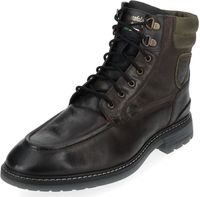 Comfortable Pantofola d'Oro Ankle Boots, Genuine Leather Lace-Up Shoes for Men 10233053, Black or Brown