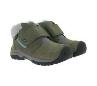 KEEN Kootenay IV Mid Kids' Winter Shoes, Waterproof Snow Boots with Eco Anti-Odor, Outdoor Shoes, Brown or Gray