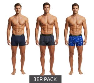 Lot de 3 boxers homme SCOTCH & SODA en coton stretch SSSP25M166645-421 Bleu/Multicolore