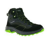 Waterproof GARSPORT Averau MID Men's Hiking Shoes with Vibram Mountain Wave Sole Trekking Shoes Outdoor Boots Genuine Leather GDT1030024 Black/Green or Brown