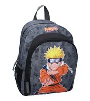 Mochila infantil VADOBAG con diseño de Naruto - Mochila de día, Mochila de guardería, 7 L, 135-406, Gris/Negro