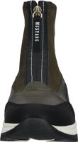 Botines de invierno MUSTANG para mujer con cremallera, 1438-501, verde o blanco