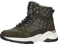 Vielseitige MUSTANG Stiefelette Schnürschuhe für Damen Winter-Booties 1438-603 Grün oder Schwarz