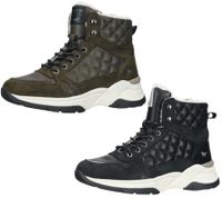 Vielseitige MUSTANG Stiefelette Schnürschuhe für Damen Winter-Booties 1438-603 Grün oder Schwarz