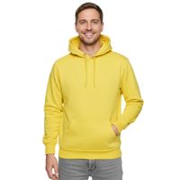 Sudadera con capucha de corte regular para hombre 19161, gris, amarillo o marrón