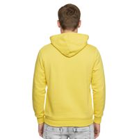 Sudadera con capucha de corte regular para hombre 19161, gris, amarillo o marrón