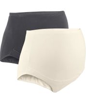 Pack de 10 Braguitas Premamá para Mujer, Algodón Orgánico, 966263 Beige/Antracita