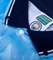 Maglia da collezione retrò PUMA Manchester City da uomo, anni '90, 701223691 001, blu/rosa/bianco
