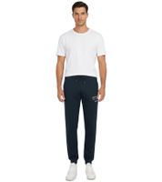 VINSON Herren Jogging-Hose Sweat-Hose mit VINSON-Logo Baumwoll-Hose Sweat Pants Dunkelblau