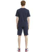 Sportliche PUMA Herren Sweat-Shorts Sommer-Shorts mit PUMA Cat-Logo kurze Baumwoll-Hose 586706 06 Dunkelblau