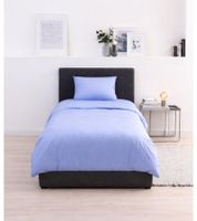 Comfortable 2-piece Bellevélé bedding set made of bamboo cotton, consisting of a pillowcase (80x80cm) and duvet cover (135x200cm). Cotton bedding set B09KFKK7ZT Purple