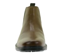 Bottines Chelsea homme SKECHERS Miller Boris en cuir véritable avec semelle intérieure Air-Cooled Memory Foam 205072, marron ou noir