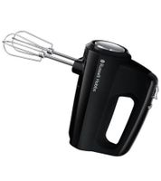 Russell Hobbs Handmixer mit Geschwindigkeitsstufen+Turbofunktion Küchenhelfer Spülmaschinengeeignete Zubehörteile Mixer 350W 24672-56 Schwarz