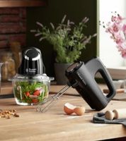Russell Hobbs Handmixer mit Geschwindigkeitsstufen+Turbofunktion Küchenhelfer Spülmaschinengeeignete Zubehörteile Mixer 350W 24672-56 Schwarz