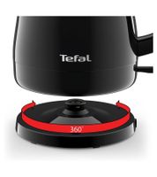 Tefal VITA Wasserkocher 0,8 Liter mit automatischer Abschaltfunktion Küchen-Kleingerät herausnehmbarer Antikalkfilter 2400W KO153810 Schwarz