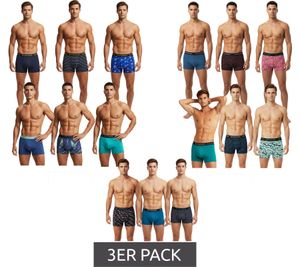3er Pack SCOTCH & SODA Herren Boxershorts mit Baumwoll-Stretch Unterwäsche Unterhose Blau, Bunt, Schwarz, Rot