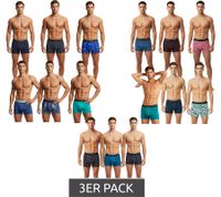 3er Pack SCOTCH & SODA Herren Boxershorts mit Baumwoll-Stretch Unterwäsche Unterhose Blau, Bunt, Schwarz, Rot