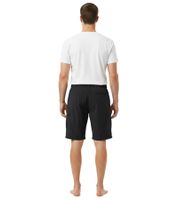 TRENTO Men's Cargo Shorts, Lightweight Casual Shorts with Logo Embroidery, Black