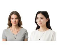 Calvin Klein Rocking Women's Necklace with Swarovski Crystals Fashion Jewelry KJ9C140100 in Dark Gray/Gold or Gray/Gold