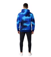 Formula E Herren Kapuzen-Pullover Hoodie im Camouflage-Muster Sweat-Pullover Baumwoll-Pullover Motorsport 701223606 001 Blau/Türkis