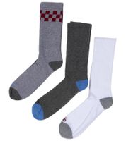 3 pares de calcetines SCOTCH & SODA de felpa para hombre, calcetines de diario, calcetines de algodón, talla 41-46, calcetines de negocios, SS43491 095, gris/blanco/gris oscuro