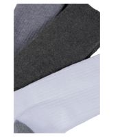 3 pares de calcetines SCOTCH & SODA de felpa para hombre, calcetines de diario, calcetines de algodón, talla 41-46, calcetines de negocios, SS43491 095, gris/blanco/gris oscuro